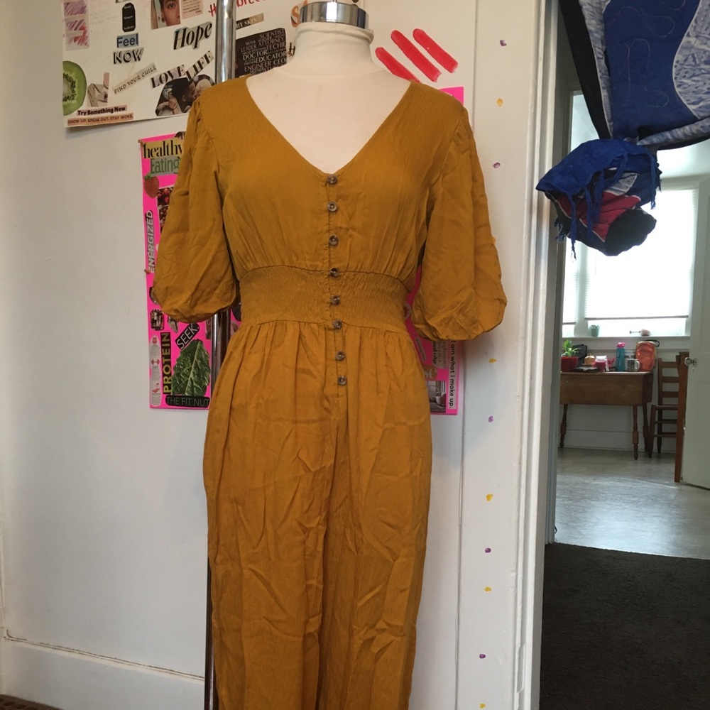 Mustard color one piece
